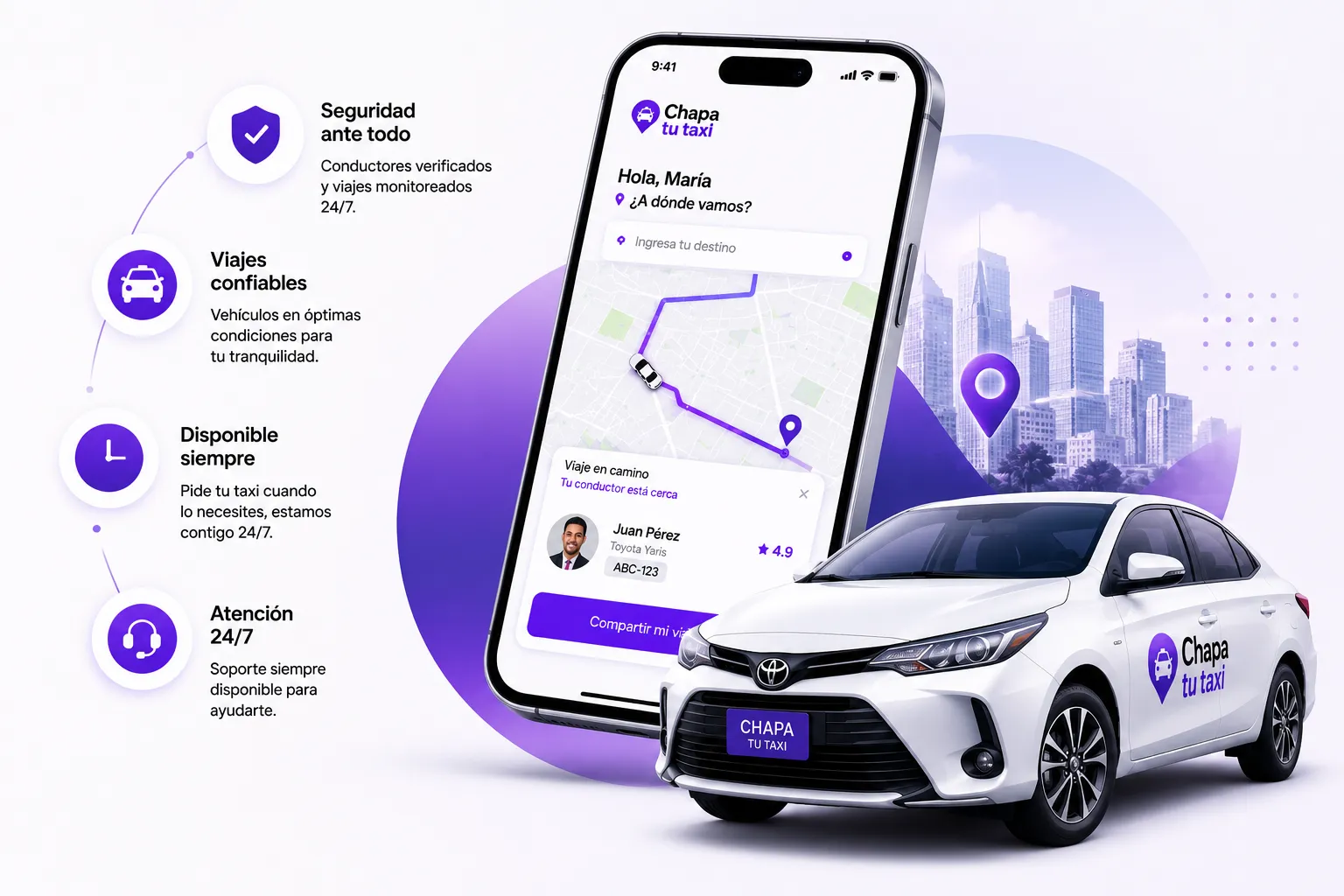 Beneficios de Chapa tu taxi